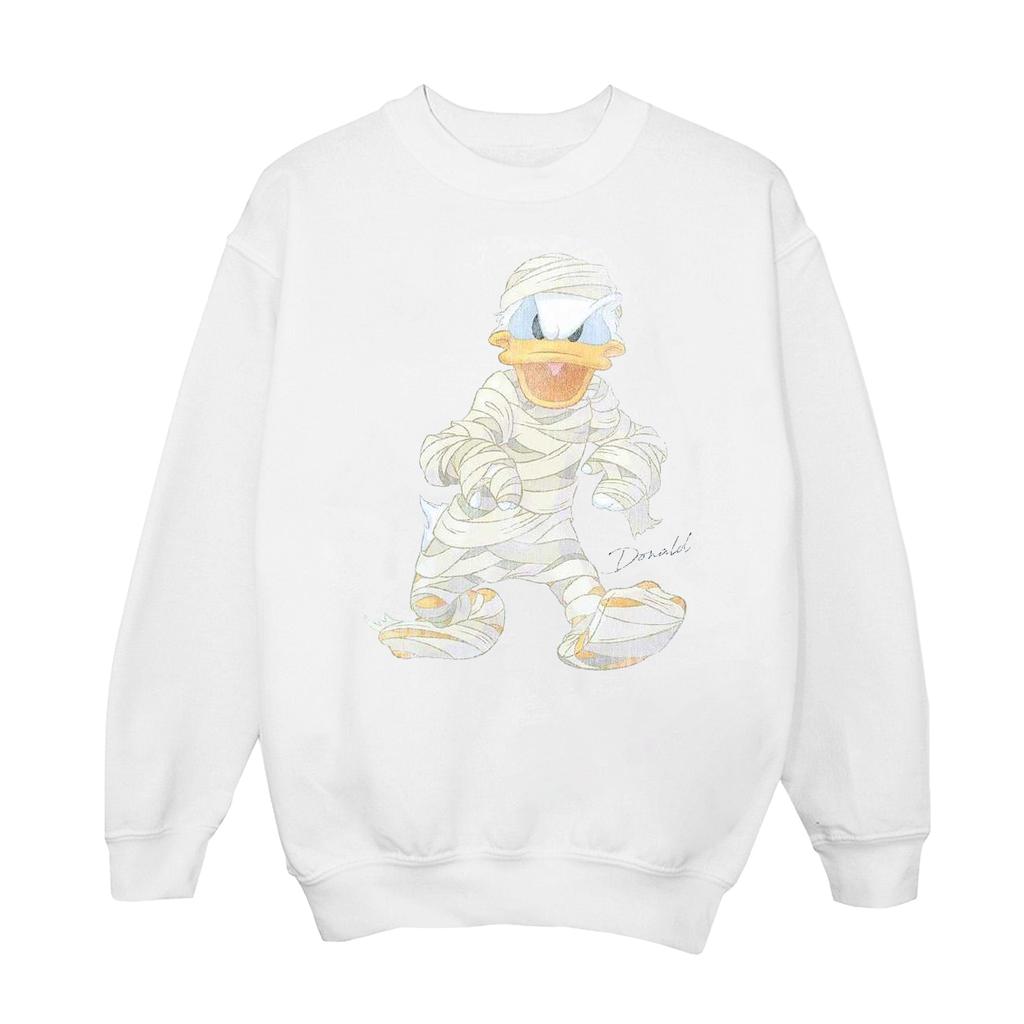 Disney Mens Mummy Donald Duck Sweatshirt