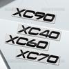 3D Car Styling For Volvo XC40 XC60 XC70 XC90 S60 S90 V70 V60 V40 AWD Glossy Black Emblem Badge Metal Stickers Rear Trunk Decals