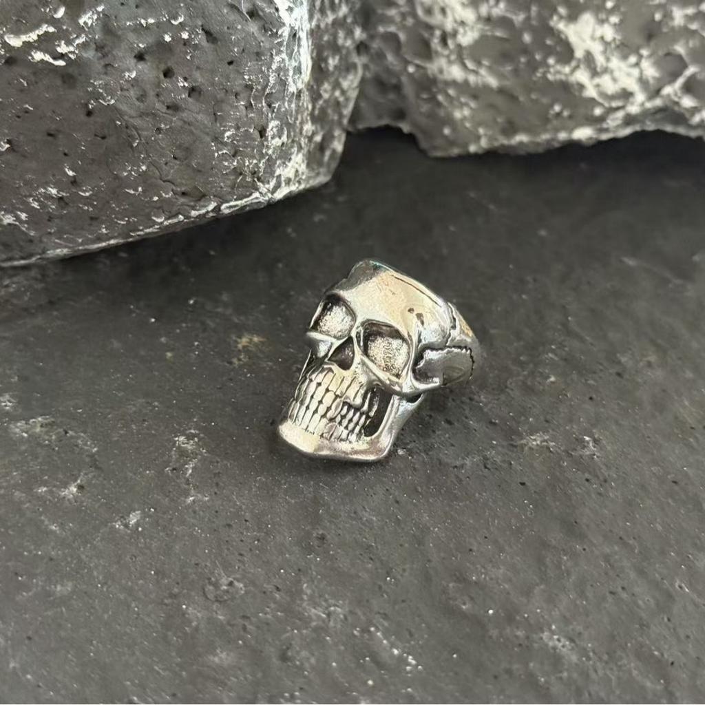 Inel Craniu Crăpat Punk Rock Inel Gothic Accesorii