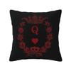 Queen Of Hearts Square Pillowcase Cushion Cover Pillow Case Throw Pillow Cover for Home Bedroom Car