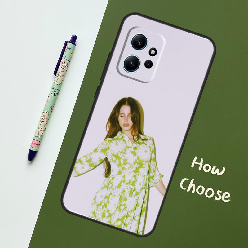 Lana Del Rey Case For Xiaomi Redmi Note 9 10 11 12 Pro Note 12S 9S 10S 11S Cover For Redmi 12 9C 10C 12C