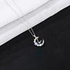Butterfly Moon Necklace Girls Light Luxury Moon Companion Clavicle Chain Stainless Steel Strength Chain