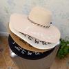 Leisure Letter Embroidery Straw Hat Summer  Big Brim Sun Hats Lady Shade Panama Beach Hat Cap