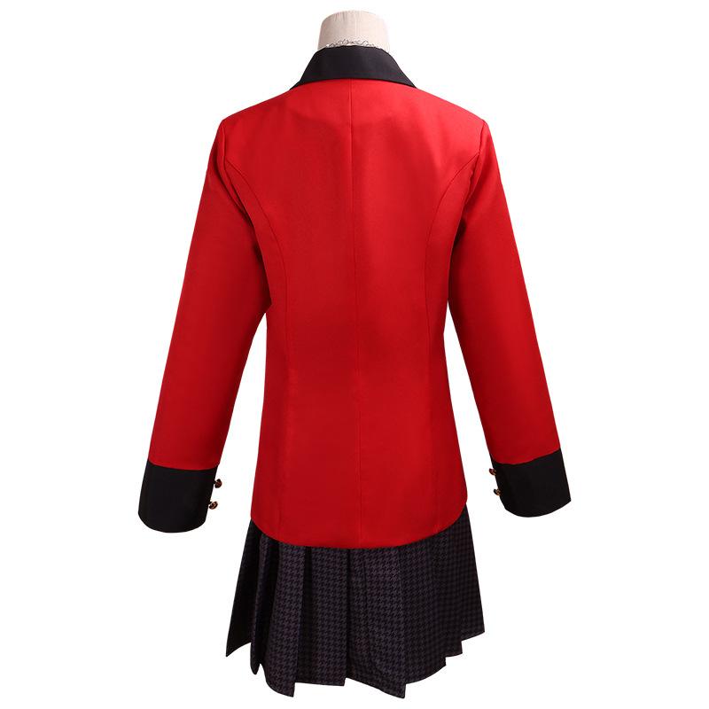 Kakegurui Yumeko Jabami Cosplay Kostüm Schuluniform Performance Anzug