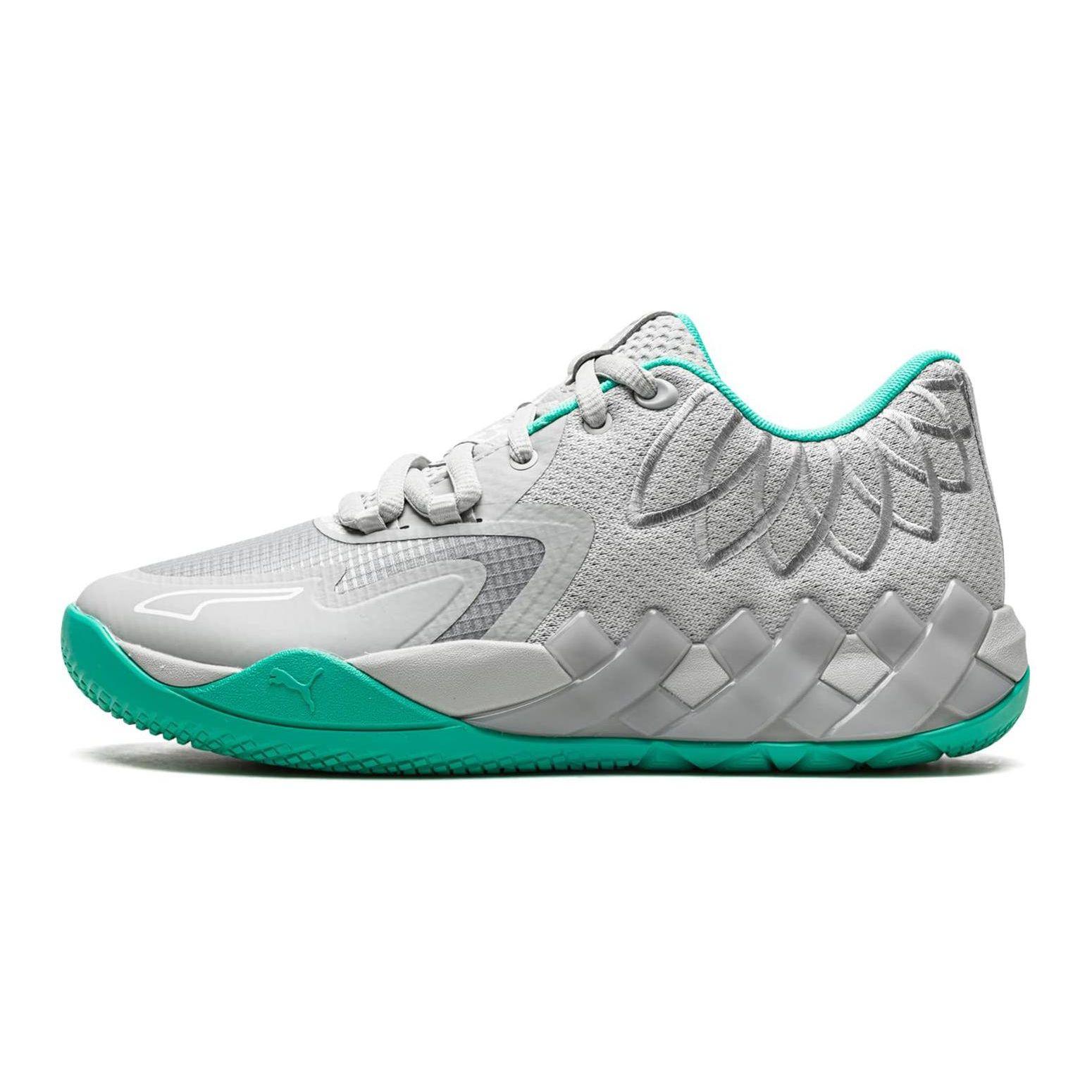 

Puma MB.01 Lo Jr UFO Kids Sneakers Grey High-Rise Aqua-Green 377676-02 38.5