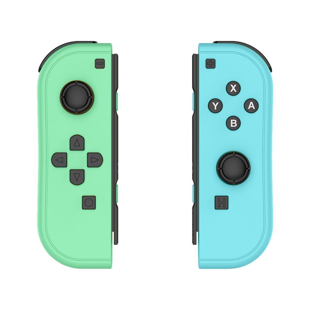Controller Bluetooth JoyCon per NS Switch con impugnature sinistra/destra, funzione di attivazione remota e cinturino da polso