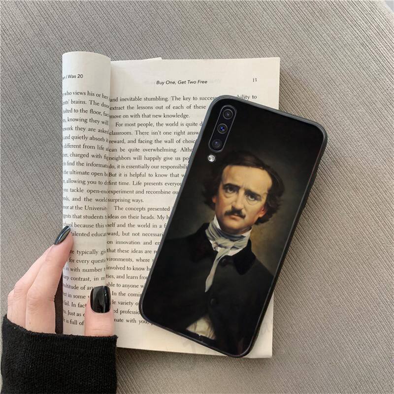EDGAR ALLAN POE romanopisec Pouzdro na telefon Pro Samsung galaxy A S note 10 7 8 9 20 30 31 40 50 51 70 71 21 s ultra plus