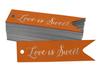Inkdotpot Gold Foil Paper Hang Tags Love Is Sweet Wedding Favor Tags 100