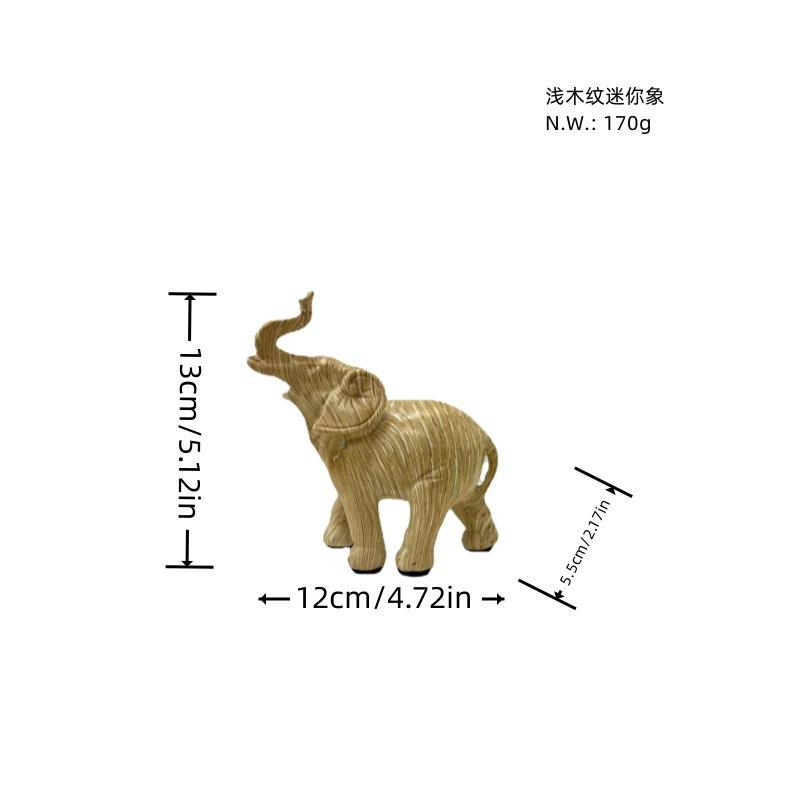 New Creative Resin Crafts Graffiti Colorful Elephant Ornaments Home Decor Living Room Foyer Desktop Ornaments Decorative Gifts