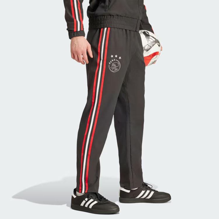 Adidas AJAX AMSTERDAM THE TRACKSTAND PANTS Soccer Bottom Men's Black IN9074