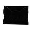 Cat Shaped Acrylic Mail Organizer Office Home Desktop Letter Storage Stand Document Holder