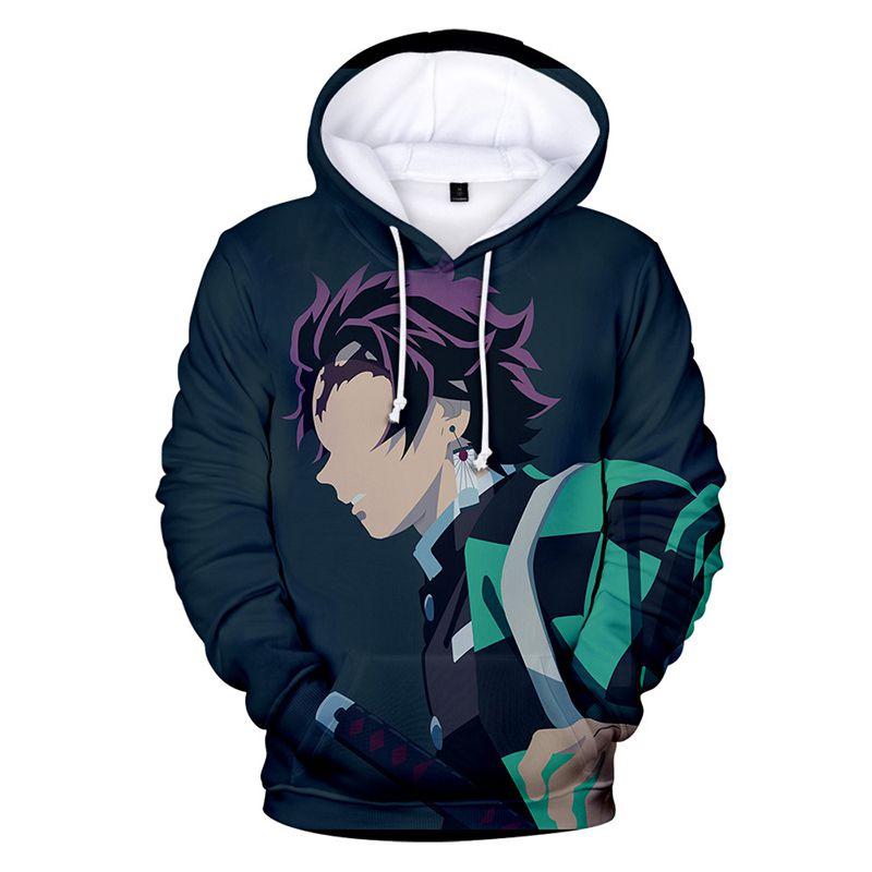 Vibrant Demon Slayer Kimetsu No Yaiba 3d Printed Hoodie Sweatshirt For Casual Wear