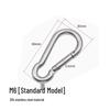 Xianming 304 Edelstahl M6 Karabiner Schnapphaken Set