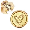 Valentine's Day Love Leaves Heart Wax Seal Stamp 25mm Removable Brass Head For Decorating Invitations Greeting Gifts Envelopes