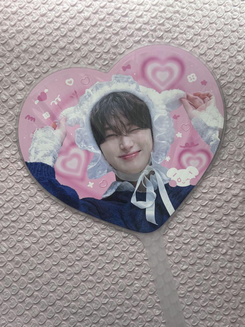 

[USED] ENHYPEN Sunwoo Master Fan Heart Pink