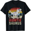 T-shirt assorti famille Tantesaurus T Rex Dinosaure Tante Saurus
