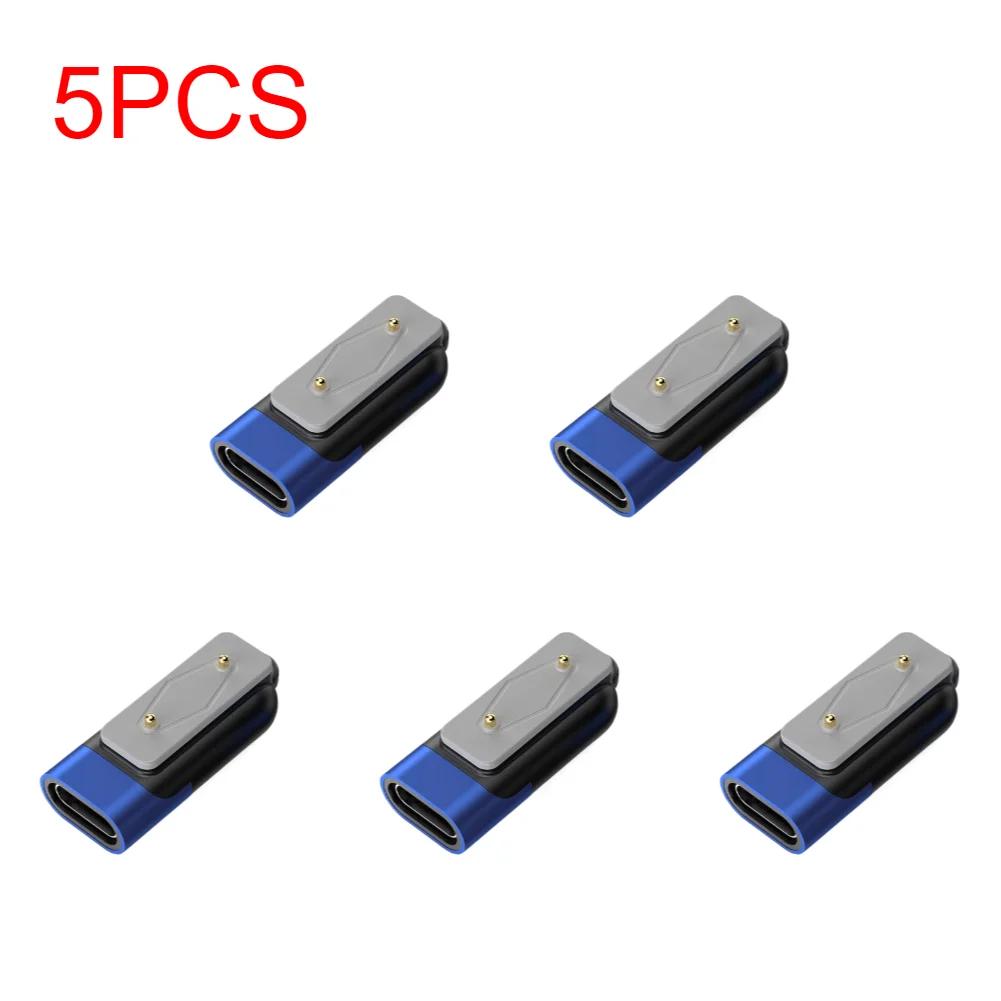 För Samsung Galaxy Fit 3 Smartklocka Laddare Adapter Anslutning USB C 90° Magnetisk Laddningsadapter för Huawei Watch Fit 3 2
