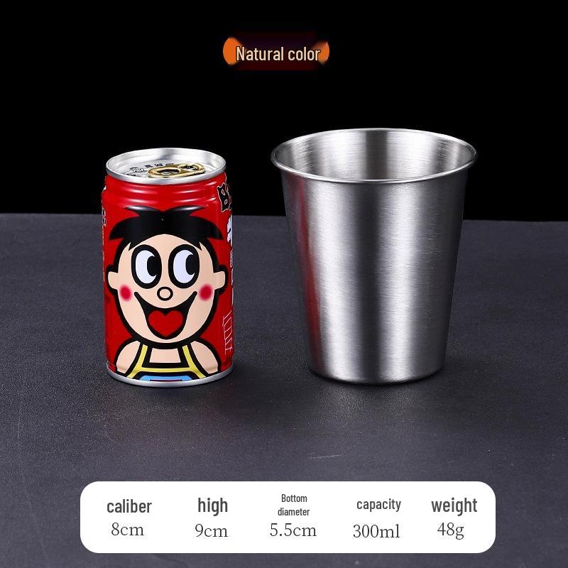 304 Stainless Steel Camping & Restaurant Cold Drink Cup