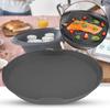 Cooking Holder Plate Durable Compact Solid Color Convenient Reliable Round Edge