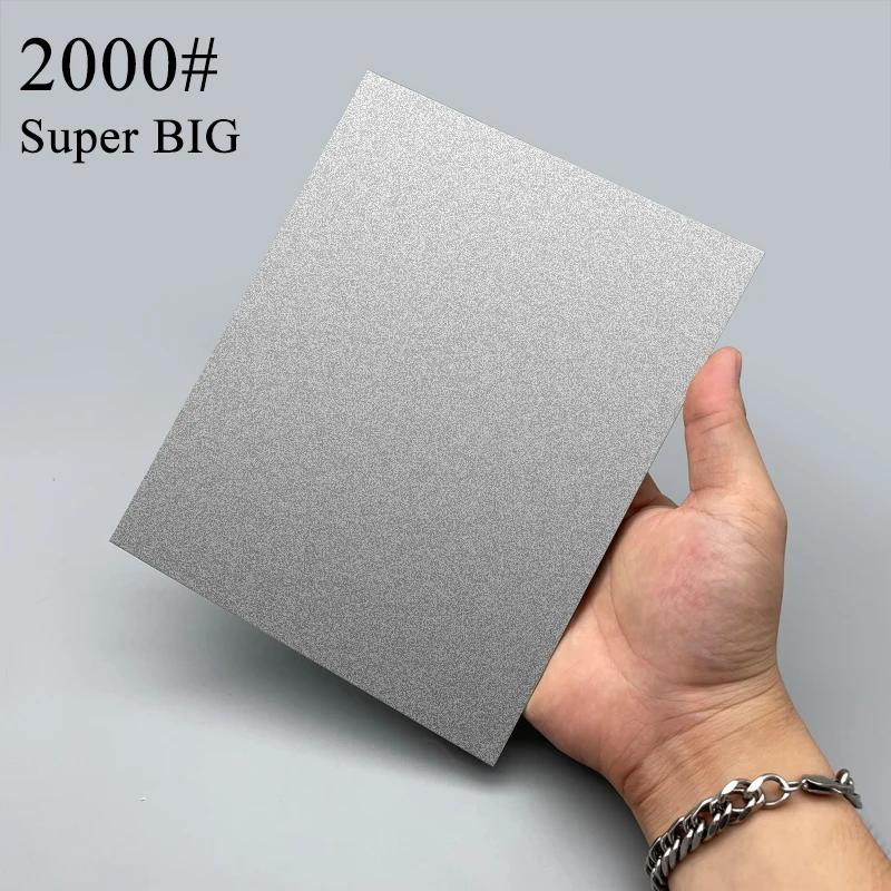 1000 Diamond Plate Hard Large Sharpening Stone Professional Knife Sharpener Whetstone Edge Blade Sharp Apex Sheet Ruby Spyderco