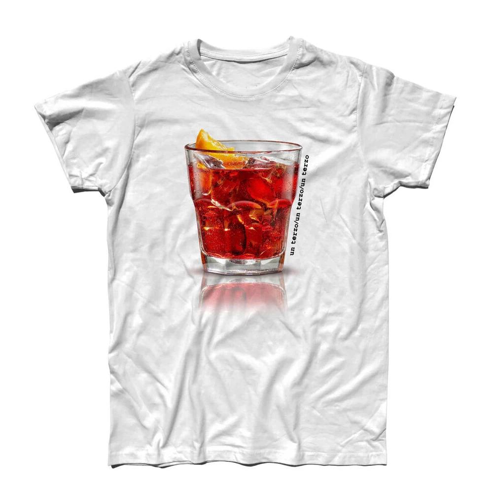 Camiseta Hombre Negroni un Tercio Aperitivos Cóctel Campari S