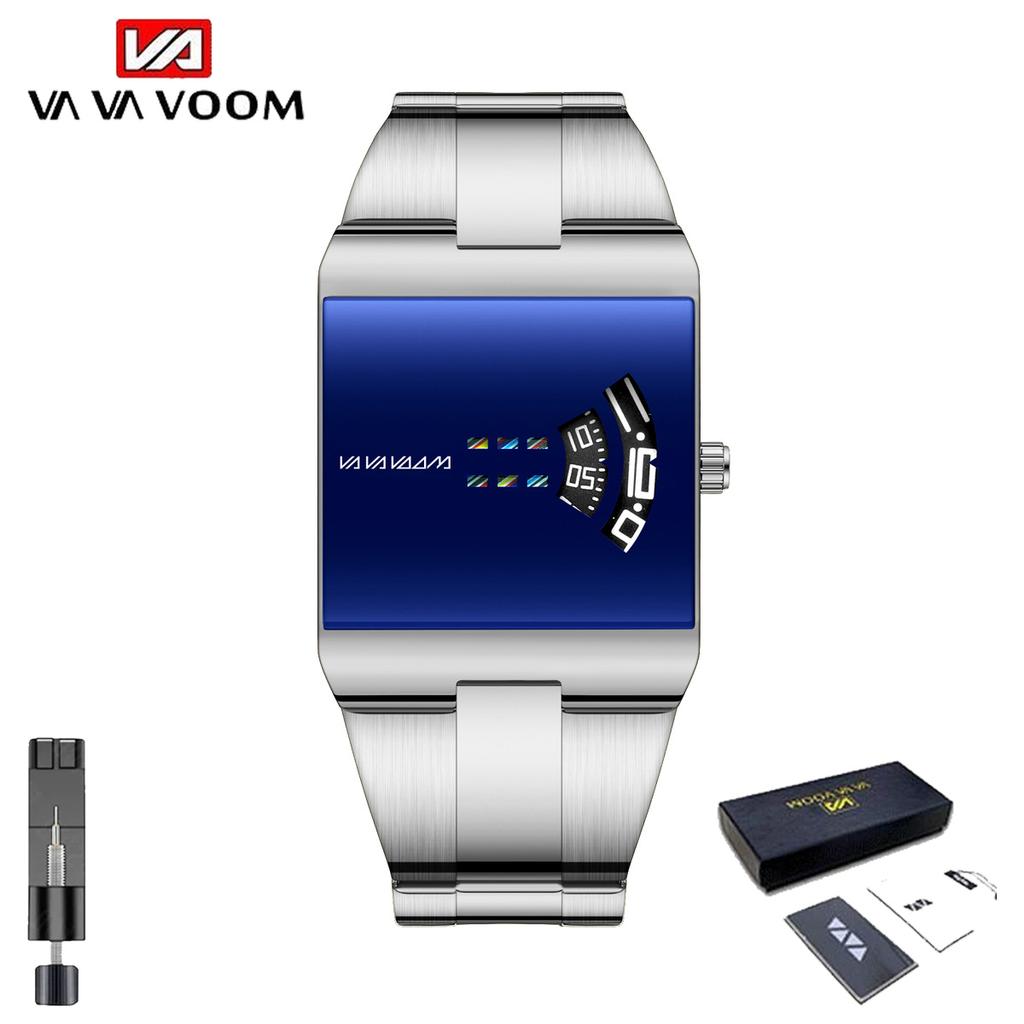 VA VA VOOM Quarz Uhr Herren Top Marke Hohe Qualität Edelstahl 30M Wasserdicht Sport Business Armbanduhren Damen Quarz Uhr