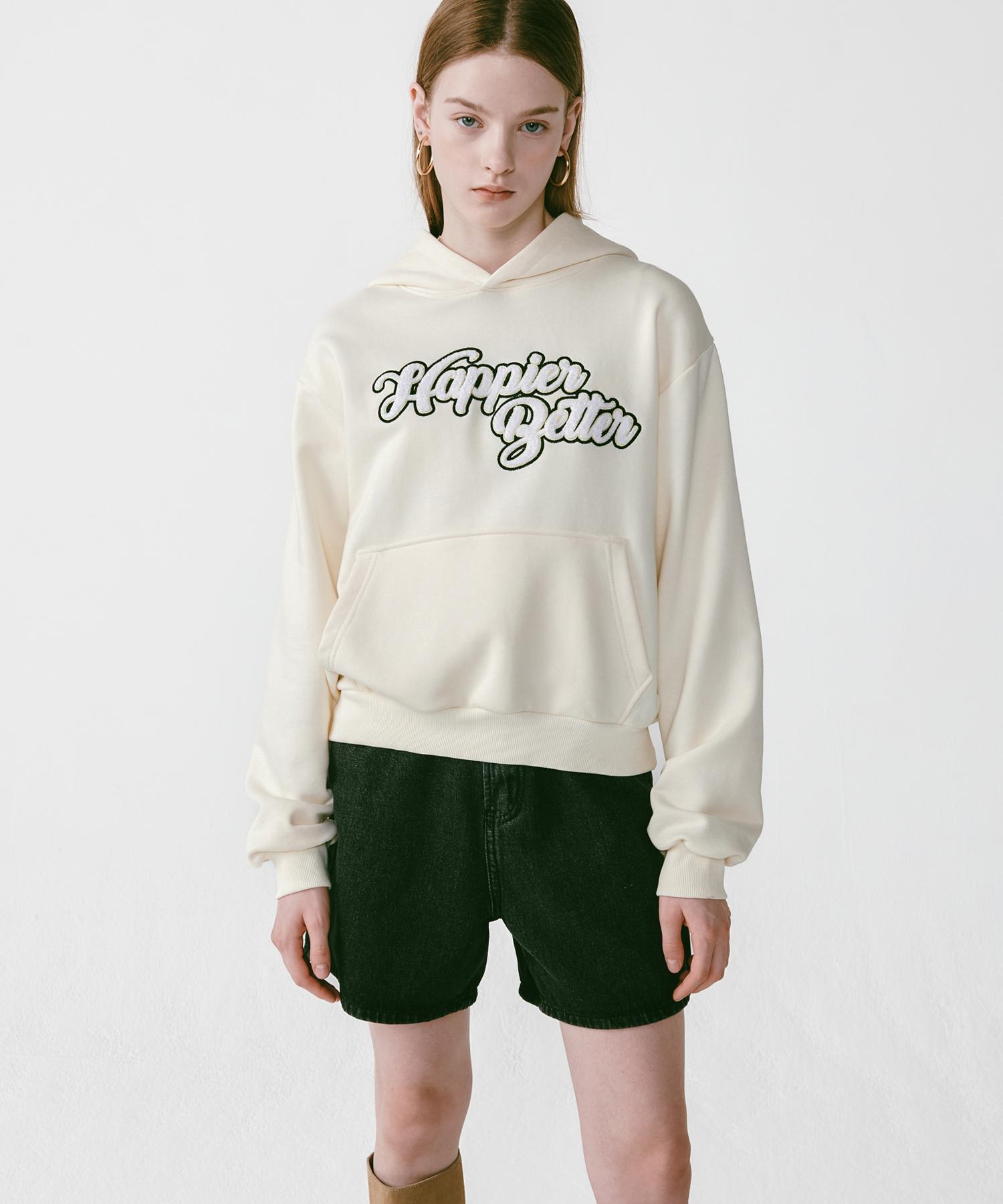 Rosiro Bookle Logo Hoodie [Cream] Free