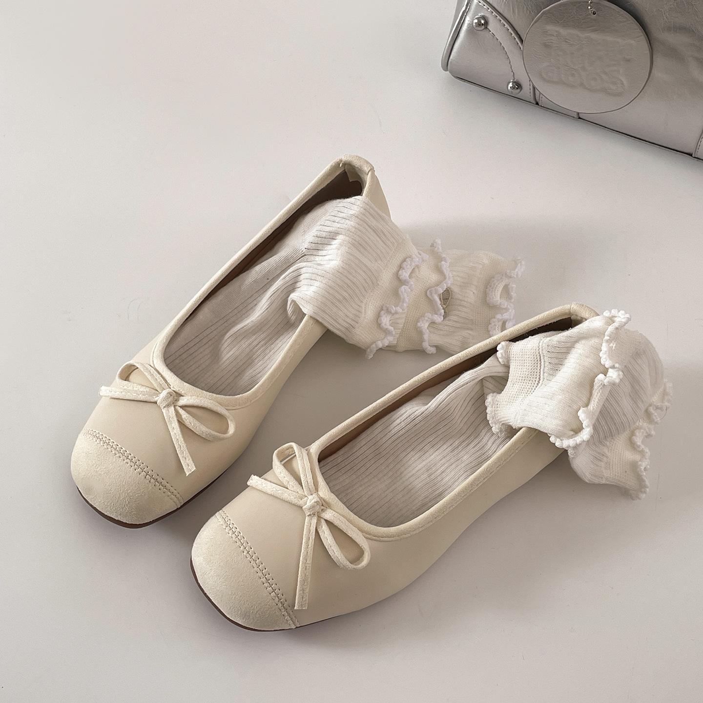 

Серебристый квадратный носок, легкий вырез, плоское дно, крутые одинарные туфли, женские летние новые модели 2025 года с юбками, внутренняя платформа, Мэри Джейн 39 абрикосовый