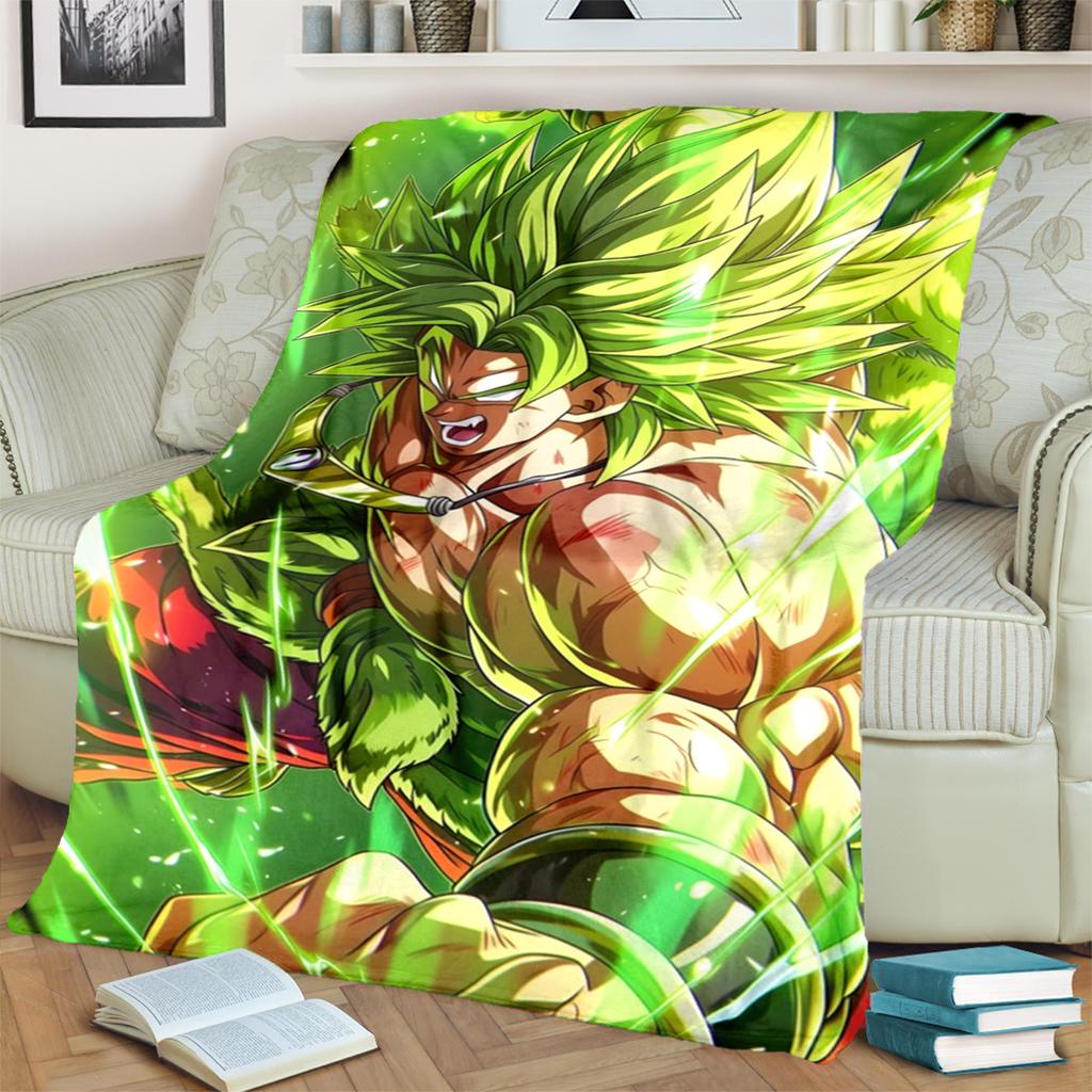 Dragon Ball! Blanket Flannel Warm Comfortable for Bedrooms, Sofas, Beds, Chairs, Picnics, Travel