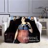 EvaneScence Band Retro Printed Blanket Fashion Warm Blankets Flannel Blanket Bed Linings Home Travel Blankets Birthday Gift