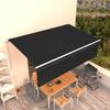 Exclusive House - Manual Retractable Awning with Blind 5x3 M Anthracite