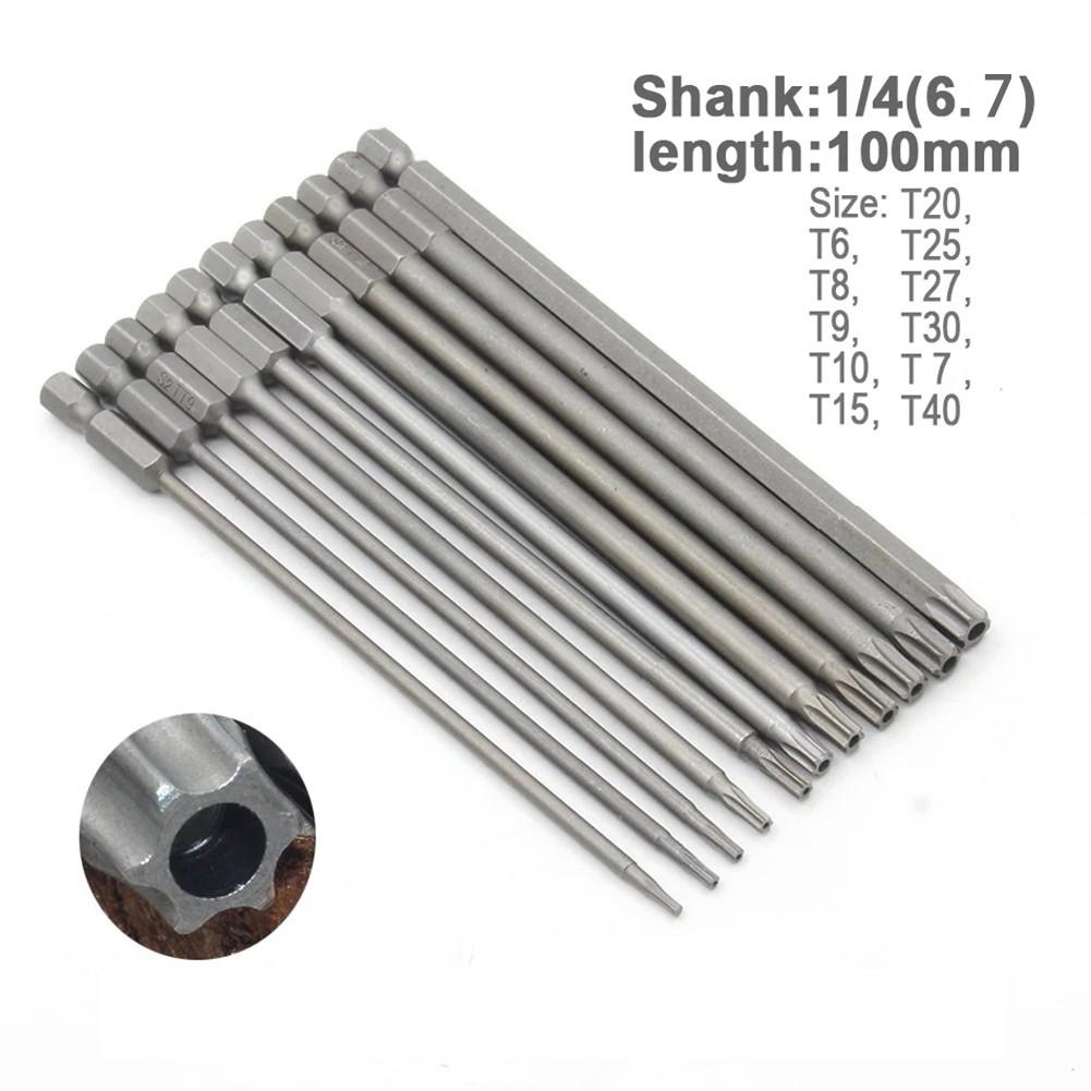 Repair 11pcs Screwdriver Head T6-T40 Replace Security Set
