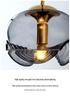 Bauhaus Glass Pendant Light: Post-Modern Nordic Style for Kitchen, Bar, Living Room, Bedroom, or Bedside Lighting