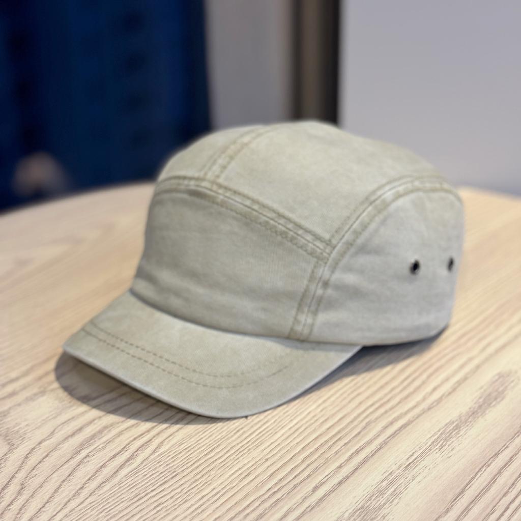 Șapcă cu cozoroc scurt, retro, simplă, cu litere imprimate, spălare veche, pentru bărbați și femei, nouă, din bumbac pur, respirabilă, cu calotă moale