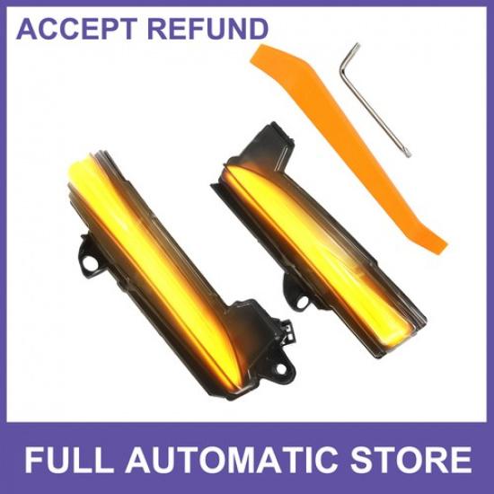 LED Left Right Side Mirror Turn Signal Light TWO  for Ford Fusion 2013-20