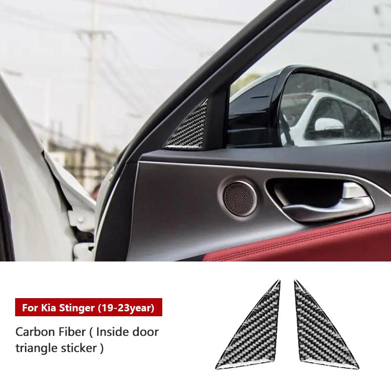 ES Carbon Fiber Other Interior Accessories for KIA Stinger 19-23 Year Full Set of Parts Carbon Fiber Stinger Accessories