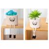 Creative Expression Character Flower Pot Handicraft Ornaments Garden Decoration