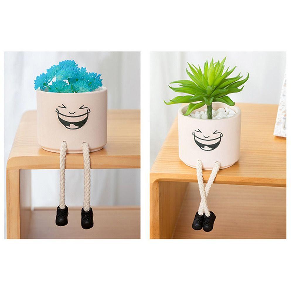 Creative Expression Character Flower Pot Handicraft Ornaments Garden Decoration