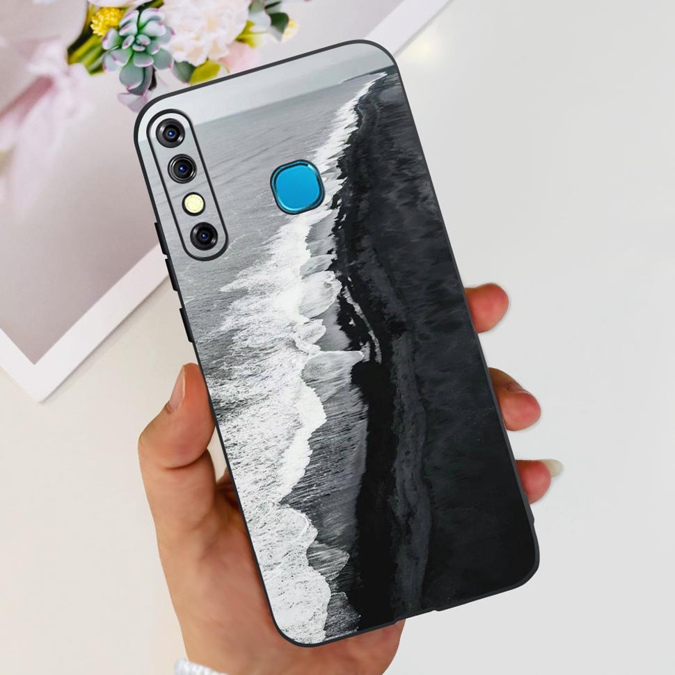 For Infinix Hot 8 2019 Case Cute Panda Butterfly Soft TPU Phone Case For Infinix Hot 8 Hot8 Back Cover X650C X650B Coque Bumper