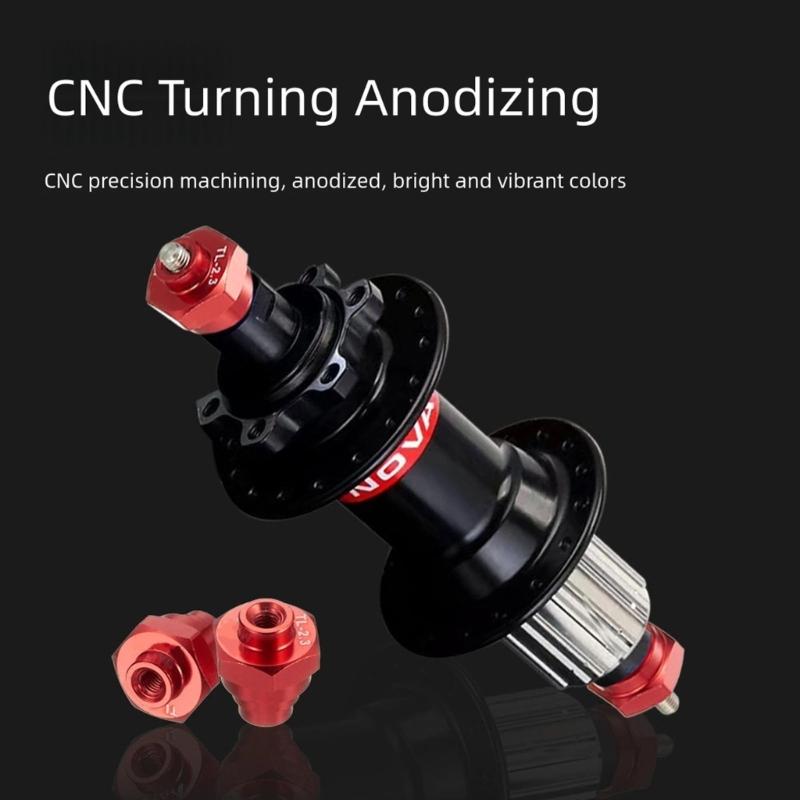 Aluminum Alloys Bike Barrels Shafts Hub Fixing Rod Bicycles Thru Axles Adaptors Hub Converter Bicycles Repair Tool