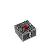 Exquisite Small Jewelry Box Elegant Silver Jewelry Case Jewelry Storage Box