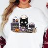 Comfort Colors® Black Cat Baking Shirt, Halloween Cat Chef Tee, Cute Spooky Bakery T-Shirt, Cat Lover Gift, Fall Baking Tshirt, Kawaii Tee