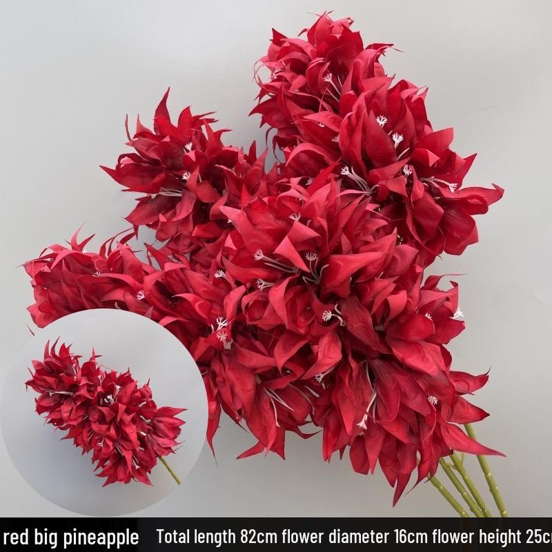 Shunran Dark Red Wine Artificial Wedding Flowers for Chinese Engagement Décor & Aisle Hanging Displays