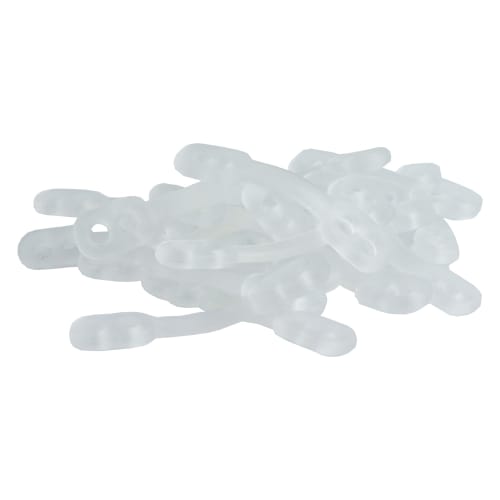 prendre Hanger Stopper, Secures Hanger Hooks, Prevents Falls, Protects Against Strong Winds, and Provides Non-Slip Protection (Clear) PR-HGSTOPPER-CR