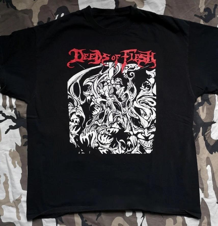 Deeds Of Flesh Gradually Melted Tee Heavy Cotton Shirt Unisex T-Shirt XL