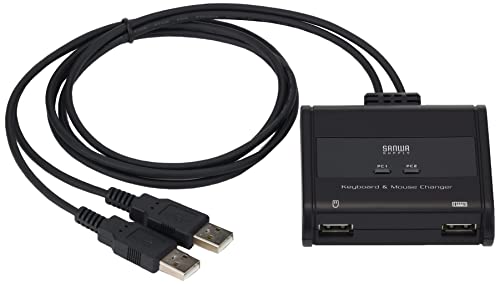 Sanwa Supply SW-KM2UU Keyboard and Mouse Switch (2:1)