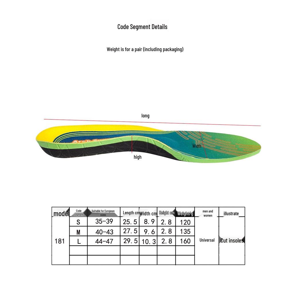 PU Plattfot Fotvalvsstöd Inlägg för X-ben, Stötdämpning & Inåtvänd Fotställning Korrigering för Män & Kvinnor