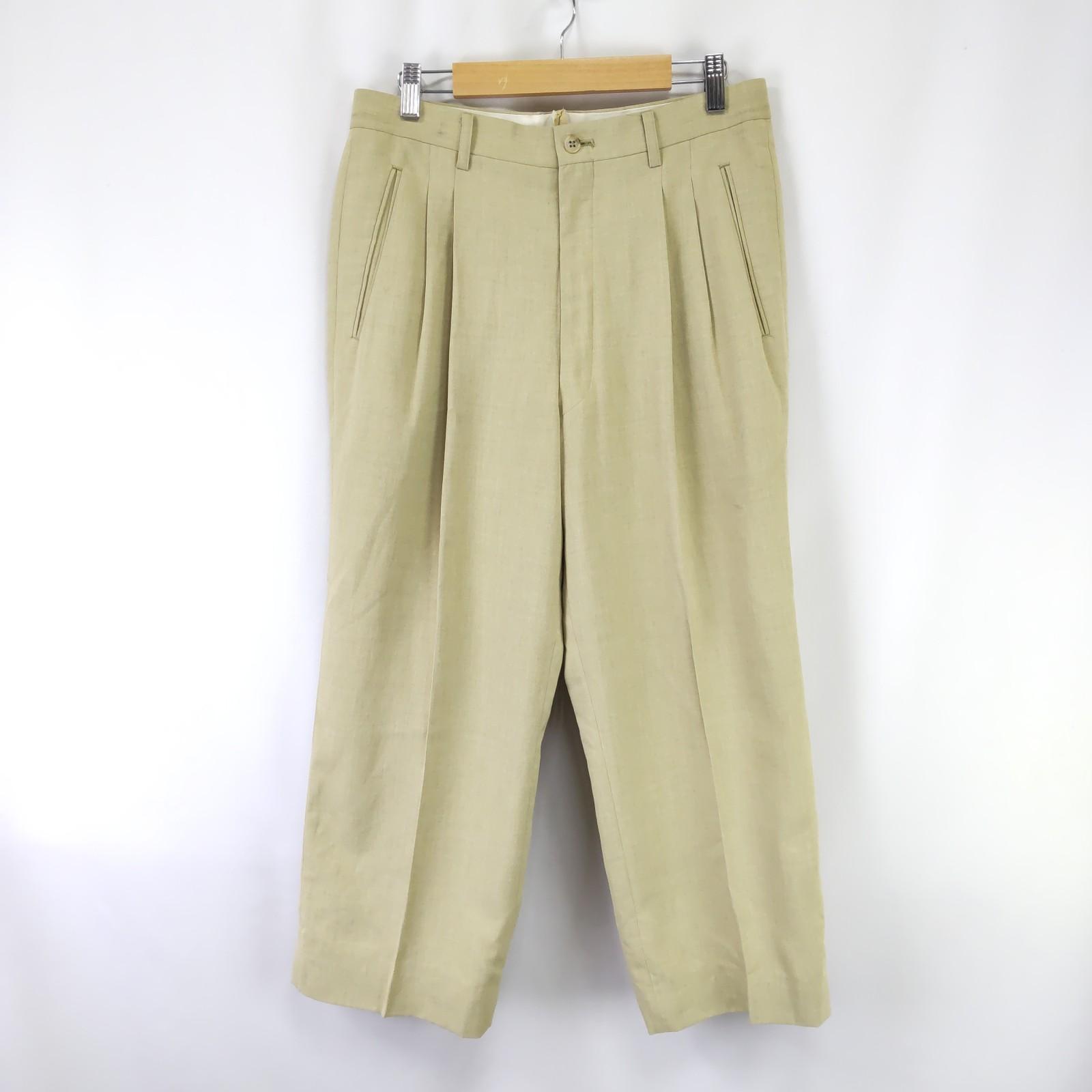 

USED/80s-90s Japan M’CWAY cropped trousers mens S inseam 60cm beige golf