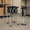 Tennis Ball Picker Wagon Wheeled Foldable Tennis Ball Wagon Sports Gear Wheels Rust-Resistant For Training