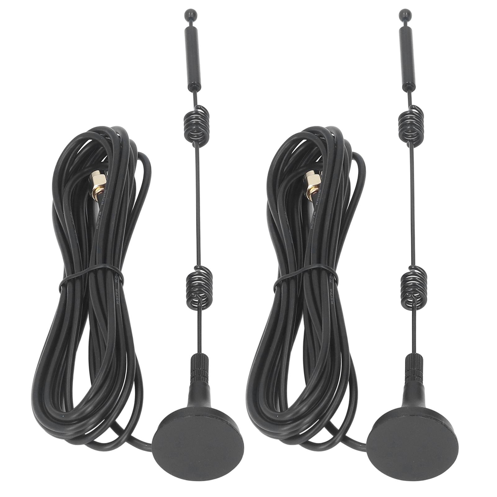 

2 шт. 2.4G5.8G Wifi антенна магнитное основание медная двухдиапазонная 12dbi антенна маршрутизатора с высоким коэффициентом усиления с SMA